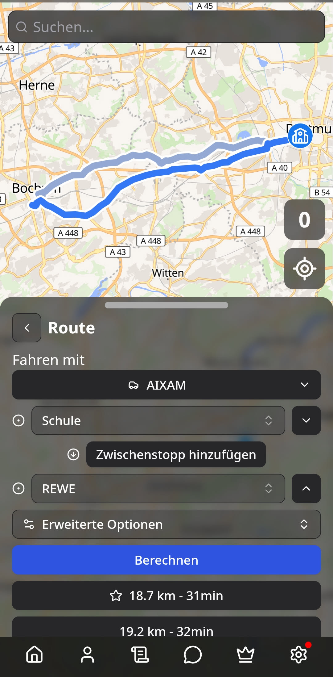 Routenplanung
